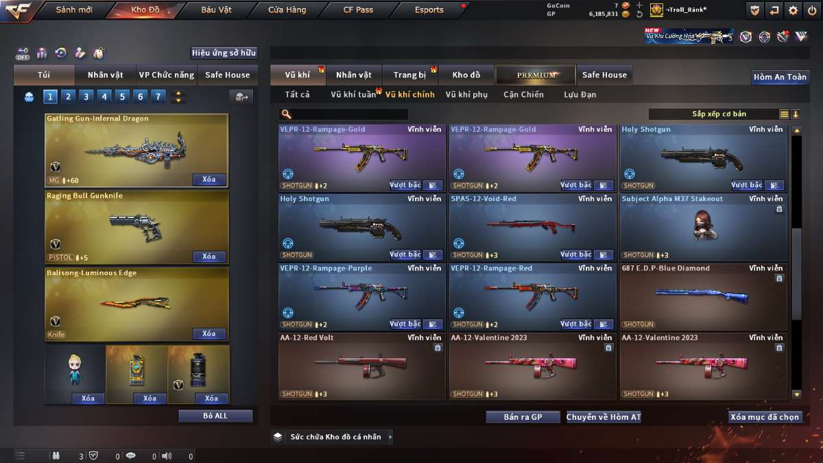 shop acc cf uy tin gia re